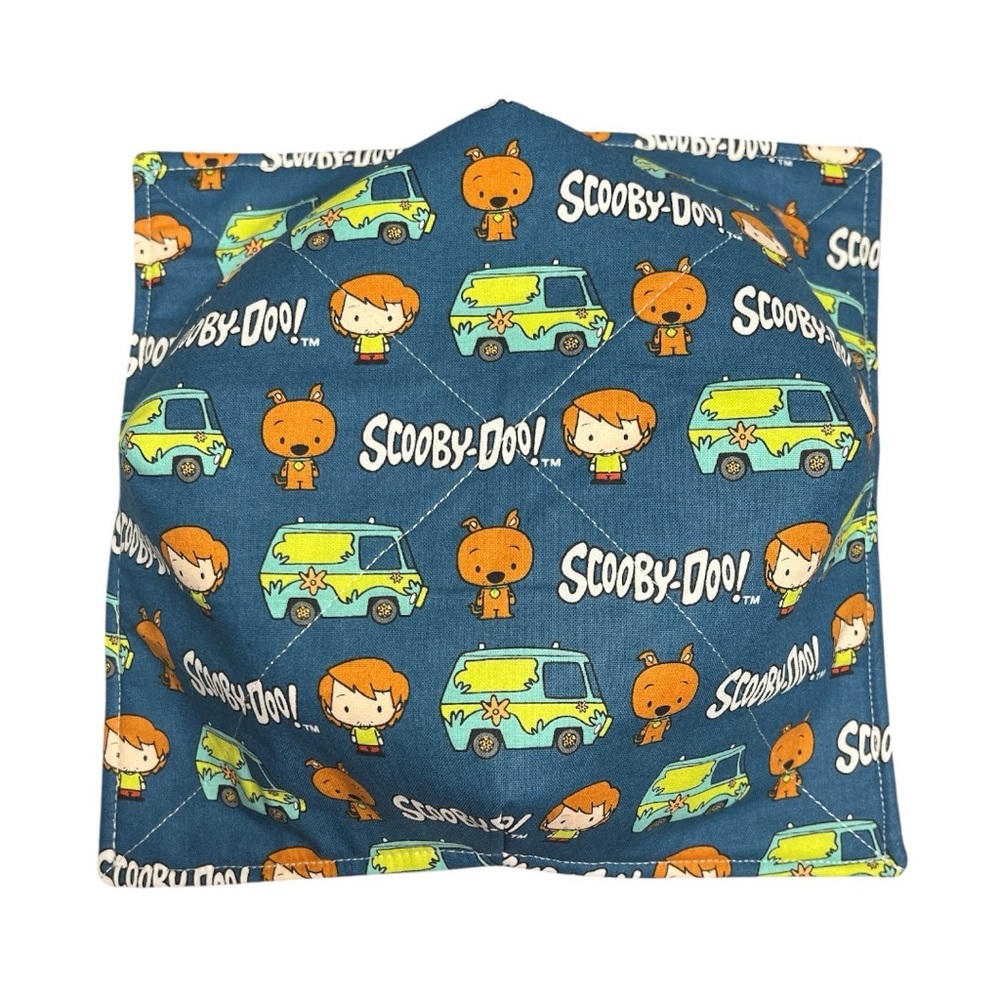 Hand Crafted Large Bowl Cozy Scooby-Doo Theme Microwavable Padded Cotton Holder - Picture 11 of 15